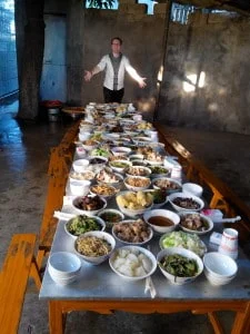 Talk about a feast for a holiday.