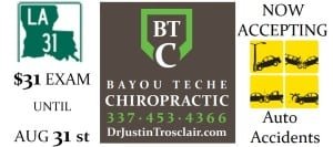 New Clinic Special: $31 exam until August 31st, Why? because the clinic is on Hwy 31 1 intial exam discount