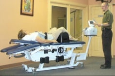 Triton spinal decompression for bulge and disc herniation.