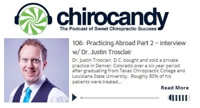 Billy Sticker of ChiroCandy interviews Dr Justin Trosclair e 106