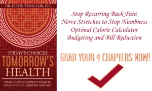 12 exercies core strength, numbness neuroglides, calorie calculator, budgeting