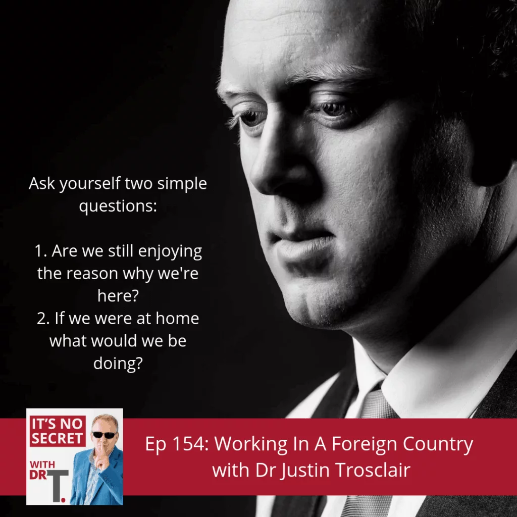 dr justin trosclair on its no secret with dr tyson franklin questions
