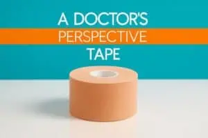 Medical kinesiology tape roll used for scoliosis and posture correction by Dr. Justin Introsclair.